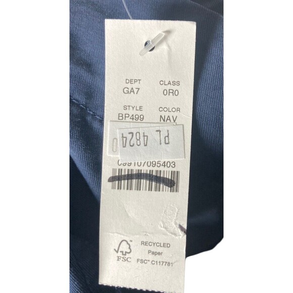 J Crew Pants Women's Size 36 Blue Straight Leg - Picture 3 of 4